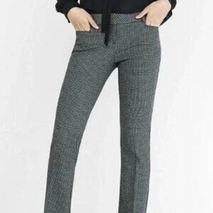 Express Columnist Black/White Slim Trousers